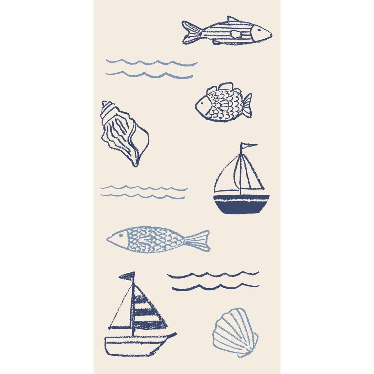 Serviett 10x20 cm - Havet