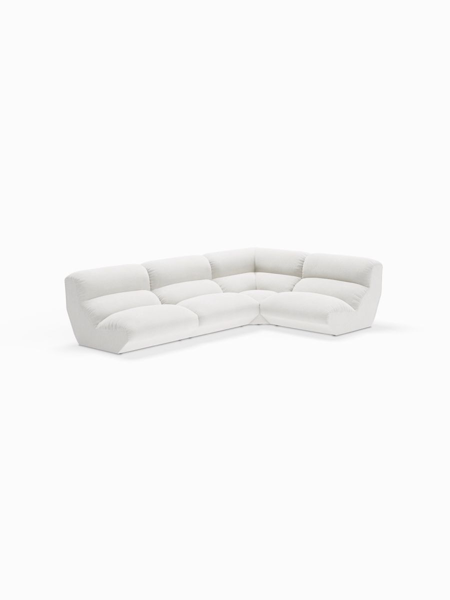 Hi Lo Modulsofa AV54-AV55 - Benhvit