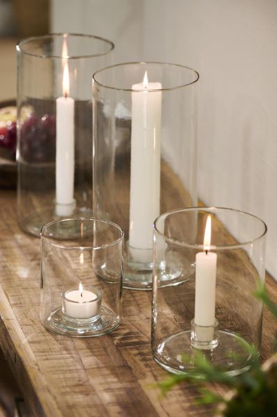 Hovedbilde Lykt i glass til 3,8 lys