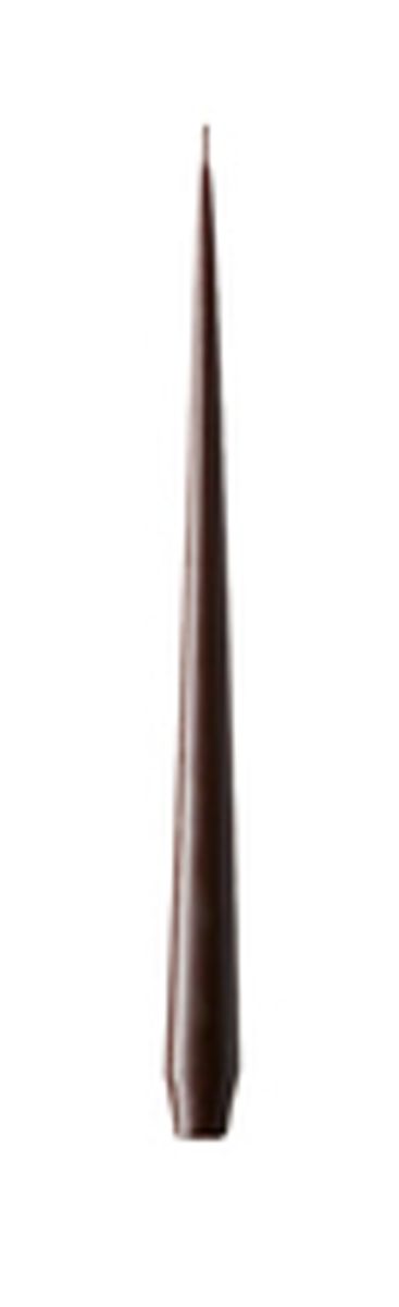 Kronelys 32 cm - Espresso