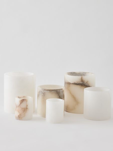 Hovedbilde Lyslykt Alabaster, small