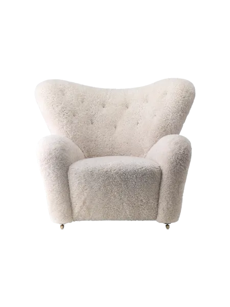 Hovedbilde The Tired Man Lounge Chair. Sheepskin Moonlight