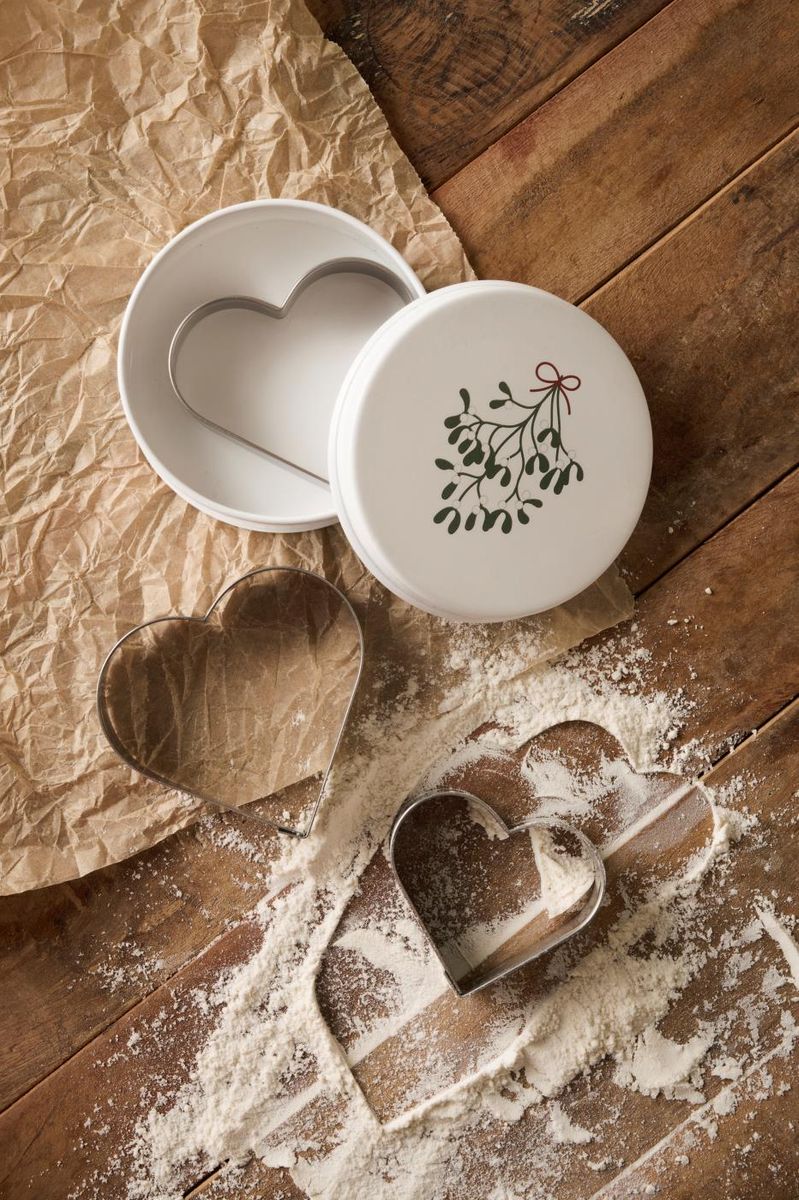 Pepperkakeformer 3 stk - hjerte