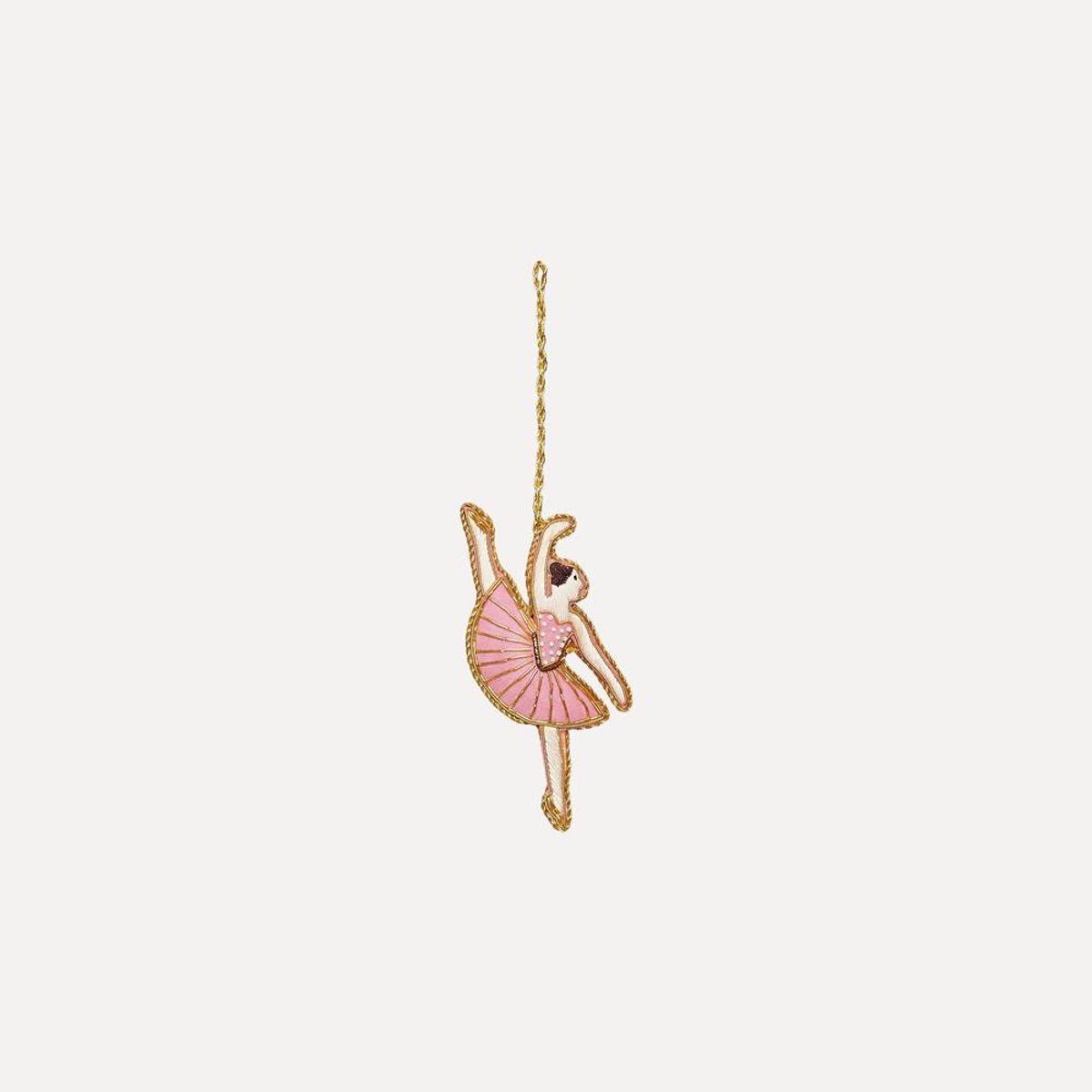 Håndlaget ornament, Ballerina Rosa